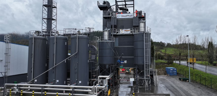Steelphalt inaugura su primera fábrica de asfalto sostenible en España